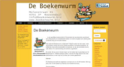 Desktop Screenshot of boekenwurm.biz