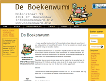 Tablet Screenshot of boekenwurm.biz